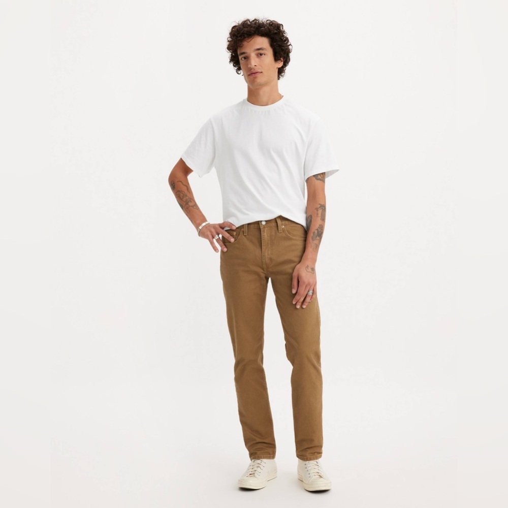 Levi's Men's 502 Brown Slim-Straight Jeans